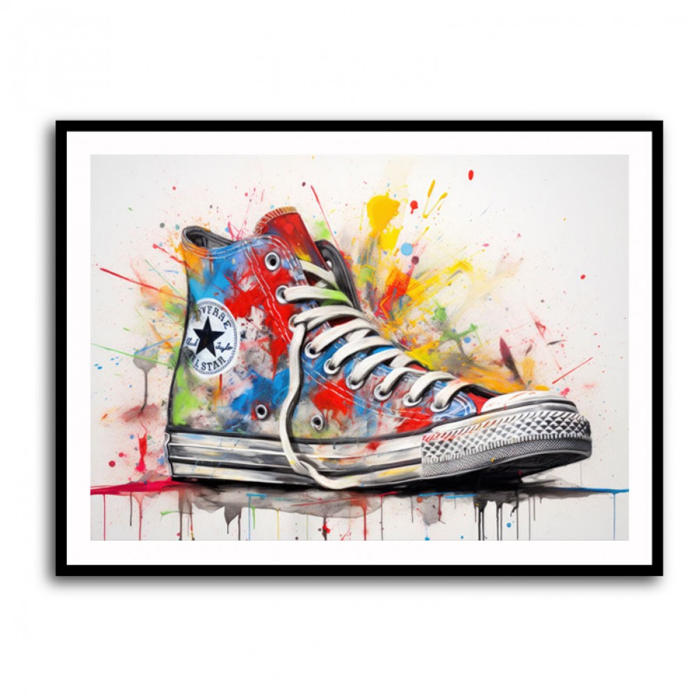 Paintings of converse shoes deals